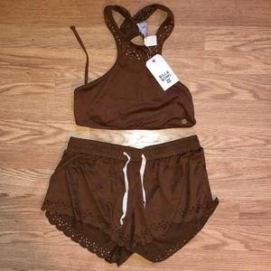 NWT Billabong Summer Suede Swim Set